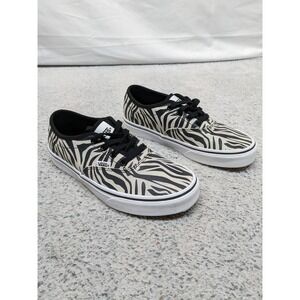 Vans Sparkle Zebra Print Skate Shoes Sneakers  Womens 6.5W 721356 NIB*‎